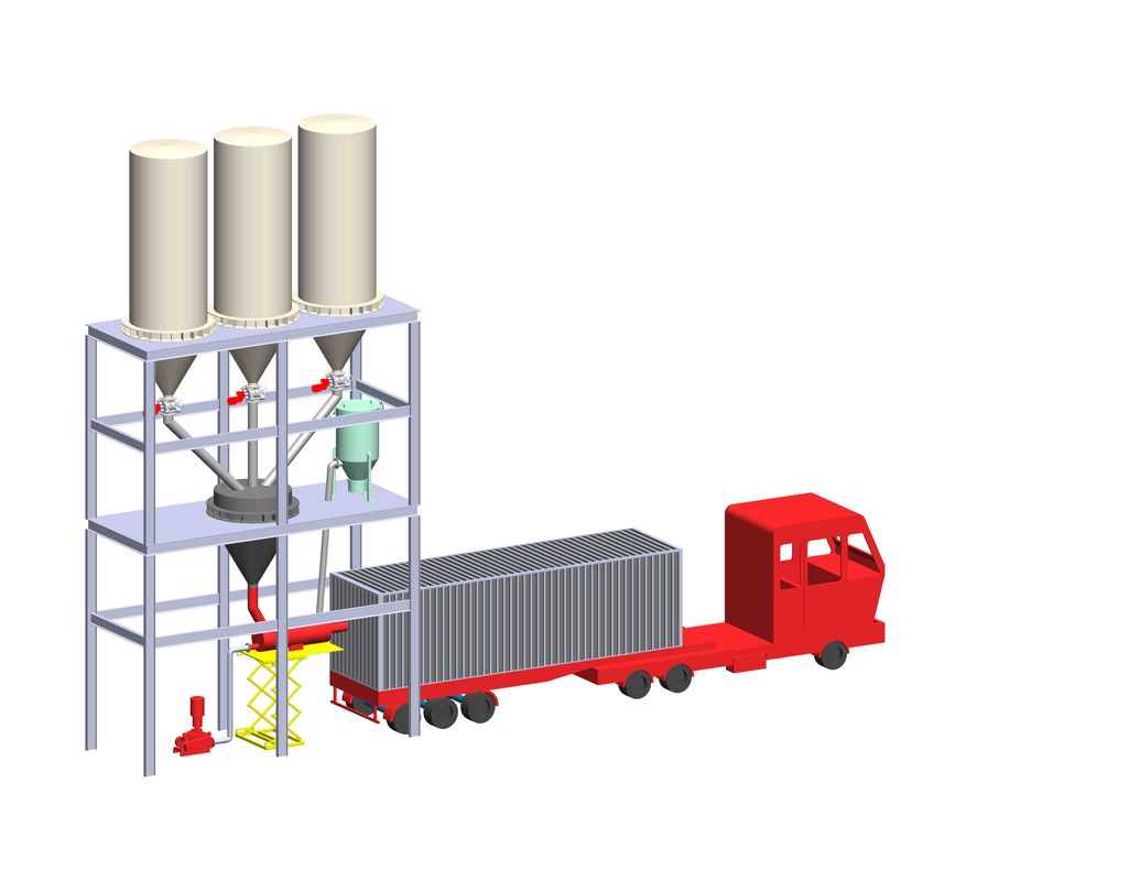 High Filling Efficiency SS304 20M Bulk Truck Loader