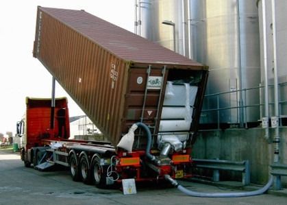 ISO9001 SS316 42T/H 40GP Container Unloading System